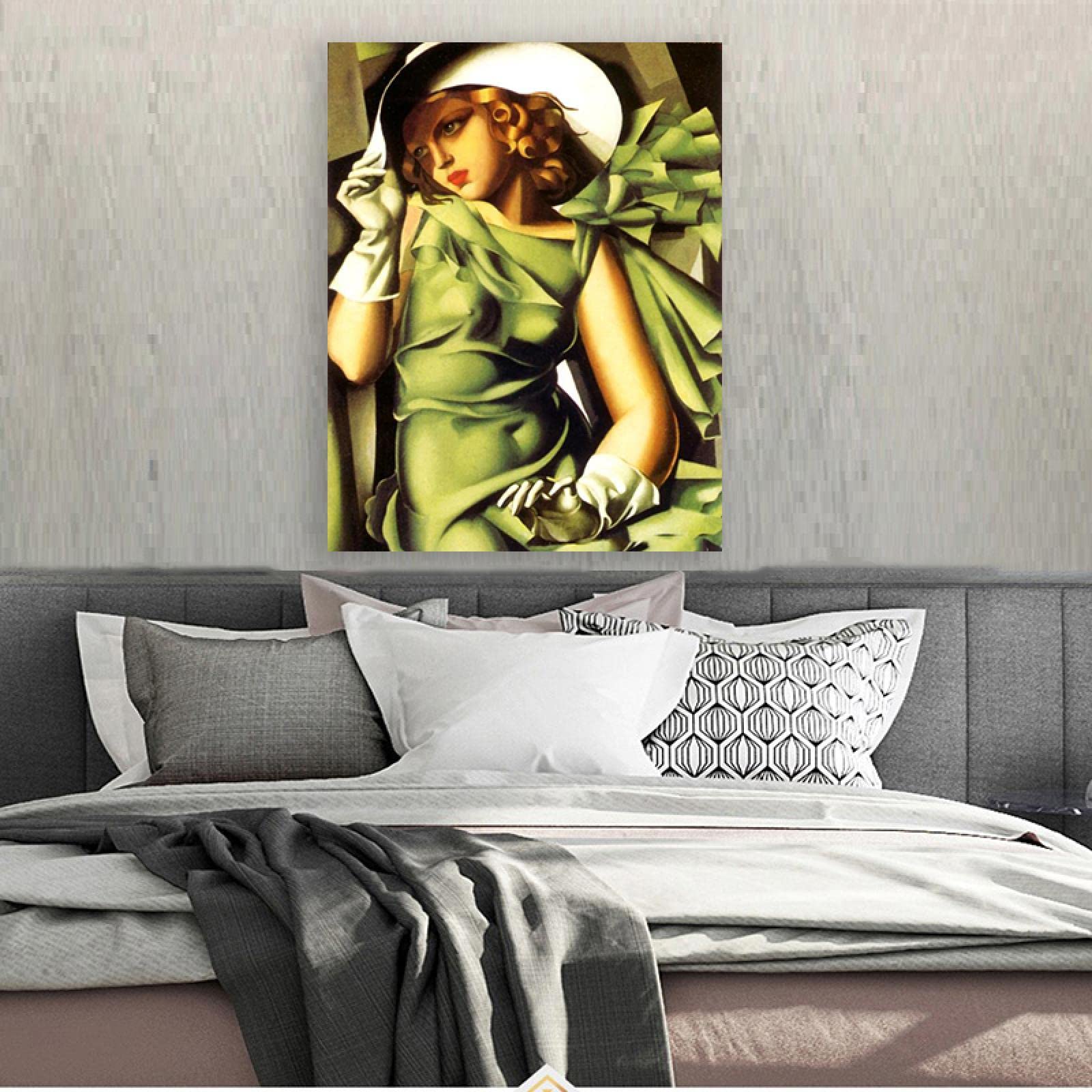 Amazon.co.jp: タマラ・ド・レンピッカ：手袋をした少女。有名な絵画の